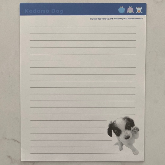 Kodomo Dog Letter Set Bundle in Blue 🐶 - Picture 4 of 9